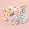 Hand woven - Knitted - Peony Flowers - Bouquet - Decorations -01